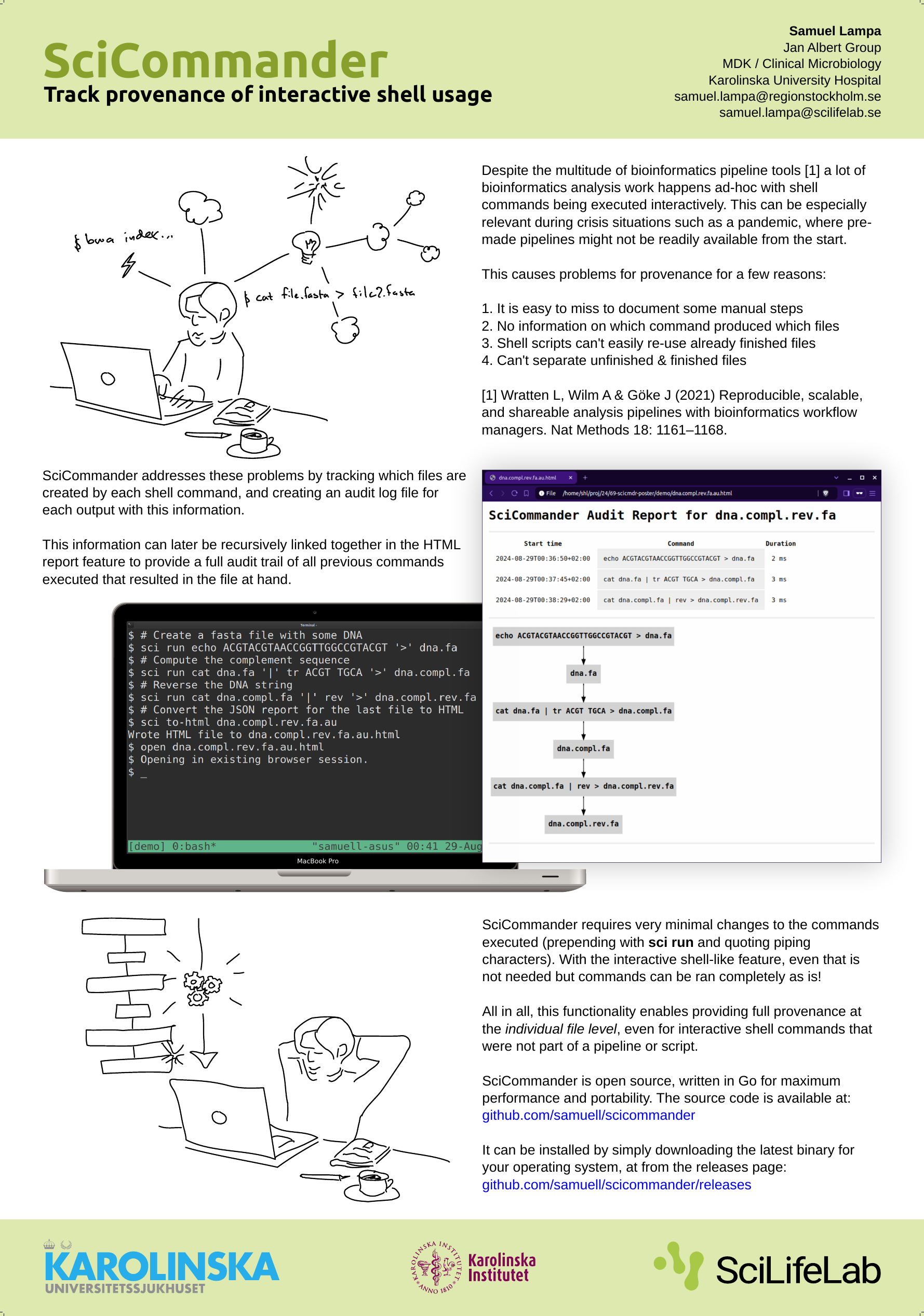 SciCommander poster